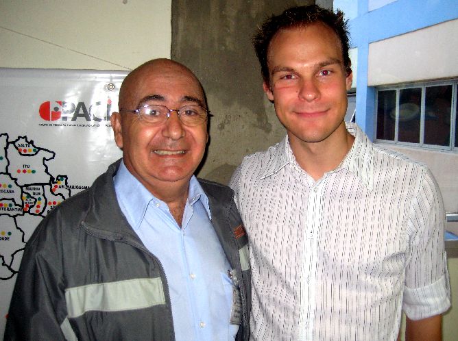 Julio Lipan com Erik Nordvall