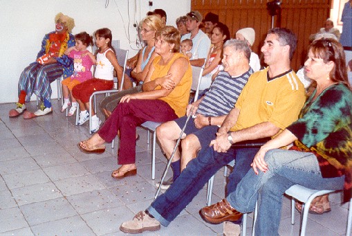 Internos do Asilo e seus familiares