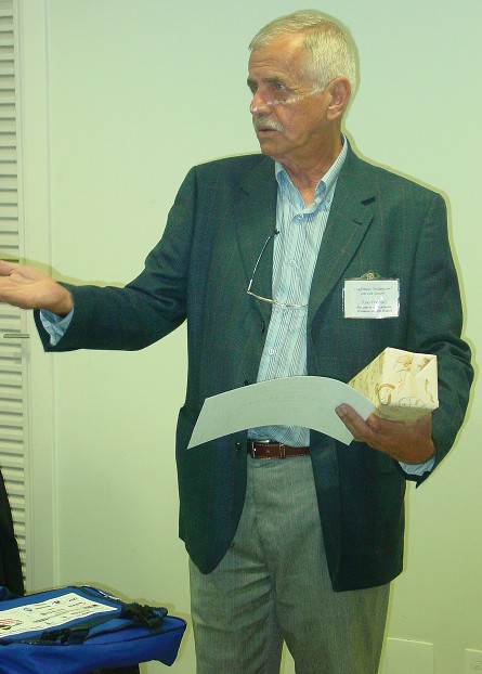 Enio Finochi durante seu discurso