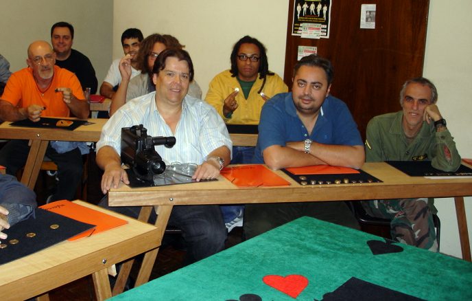 Parte dos mágicos presentes