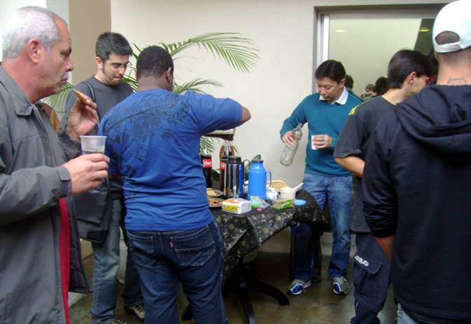 Intervalo para o coffee break
