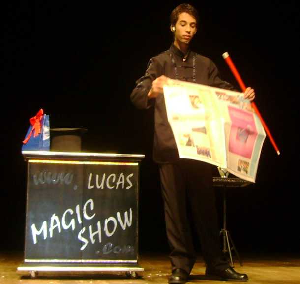 O jovem m�gico Lucas