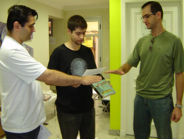 Juramento do novo sócio efetivo J e do sócio correspondente Drake