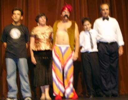 Participantes da Primeira Gala de Palco: (da esquerda para a direita) Torrine, Tony Odahkann, Henry Vargas e Tedylon