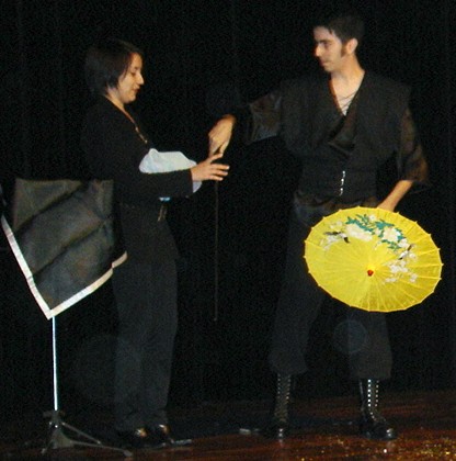 M�gico Fazzio e sua partner Fernanda