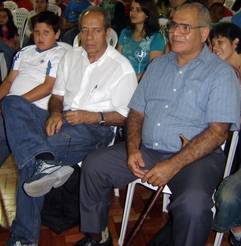 Também entre os espectadores, Reinaldo e Alan Pachá