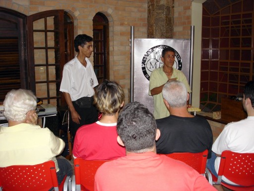M�gico Wander (Osasco / SP) participando da confer�ncia com Adan