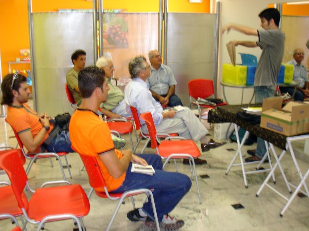 Fazzio ensinando um n�mero de Mentalismo