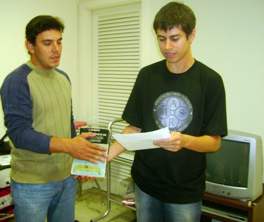 Momento do juramento do novo S�cio Correspondente Alexander