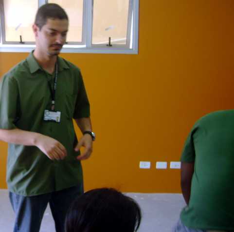 Logan, um dos competidores do dia tamb�m