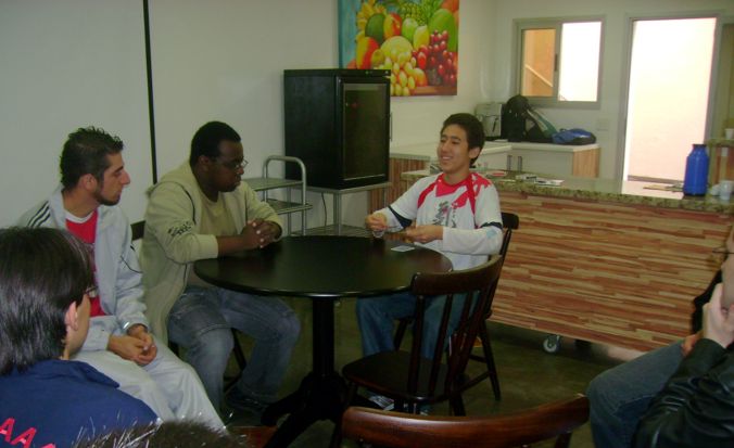 Allan Chaubet em sua primeira apresenta��o na Associa��o