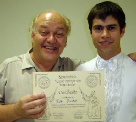 Tato Fischer com Fabian Rodrigues