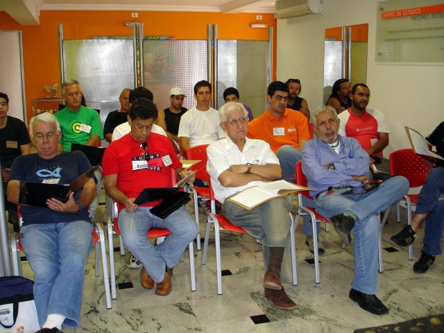 Parte dos alunos da �ltima turma